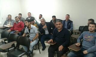 SYRIA FRIENDSHIP ASSOCIATION AND TAMEB COOPERATION CONSTRUCTION TECHNOLOGY TRAININGS VISUALS FROM COURSES IN CLASSROOM