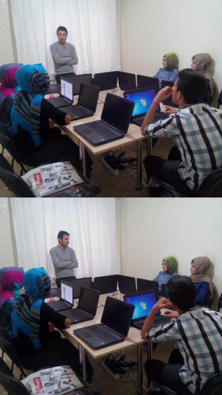 Computer training courses to our Syrian children