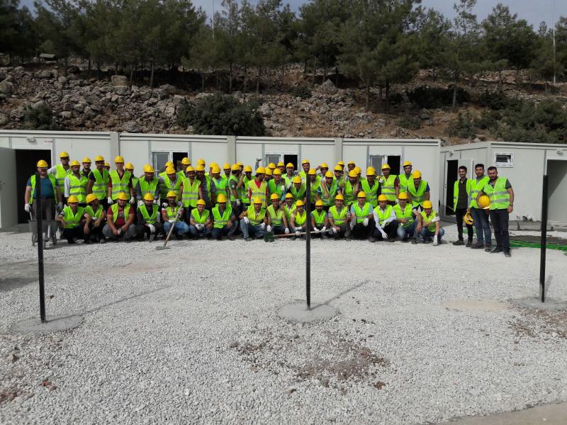 Within the scope of the project, we opened a vocational education and practice school with a capacit