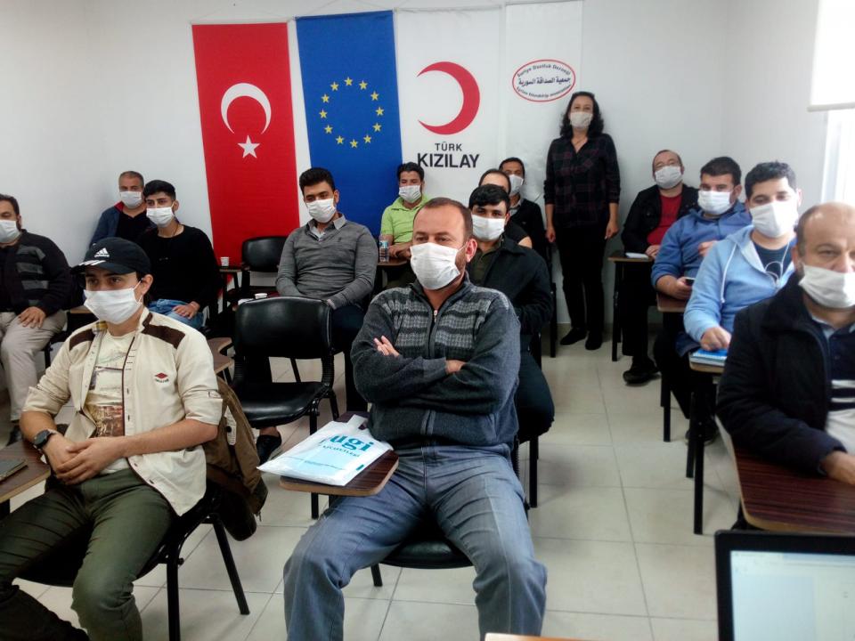 Türk Kızılay  ile Ankara ilinde yaşayan yabancı uyruklu kişiler ve ev sahibi topluluğa yönelik mesleki eğitimler ve kamu istihdam