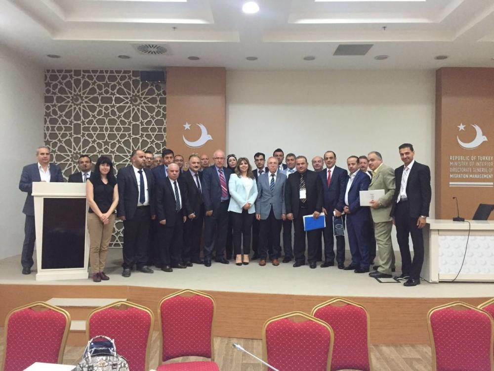 Suriye Dostluk Derneği Genel Başkanı Sn Kadriye Esra AYGÜN bereberindeki şube başkanlarıyla İçişleri